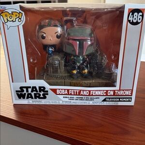 Funko Pop! Star Wars Duo on Throne - Red and Green